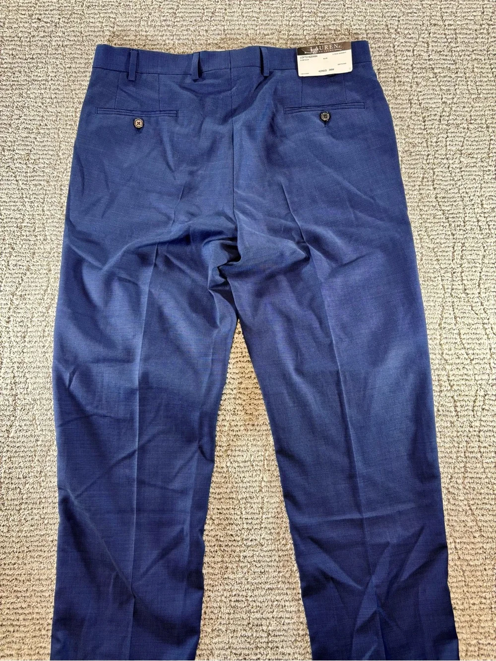 NWT Lauren Ralph Lauren Men’s Size 36 Blue‎ Lofton Dress Pants